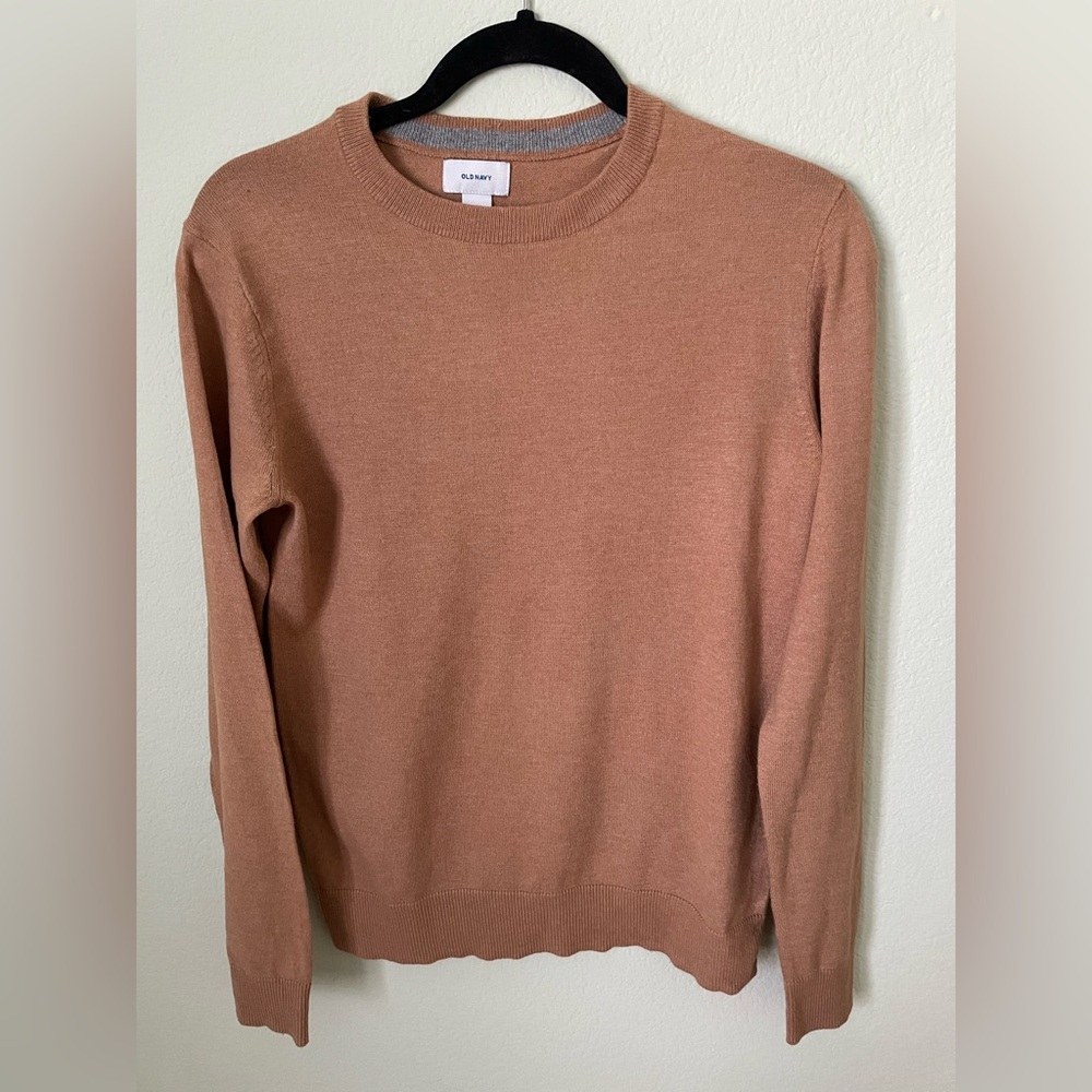 Old Navy Men's Crewneck Sweater in Tan, size XS